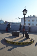 Привокзальная площадь железнодорожного вокзала города Кирова