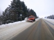 Сегодня утром на дороги Кировской области АО «Вятавтодор» вывел 185 единиц снегоуборочной техники