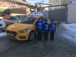 Юные инспектора дорожного движения поздравили представителей сферы деятельности такси с профессиональным праздником!