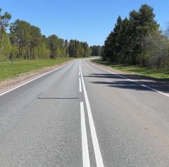 Участок дороги Киров – Малмыж – Вятские Поляны отремонтировали